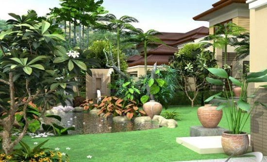 Mẫu sân vườn truyền thống đẹp, đơn giản mà tinh tế