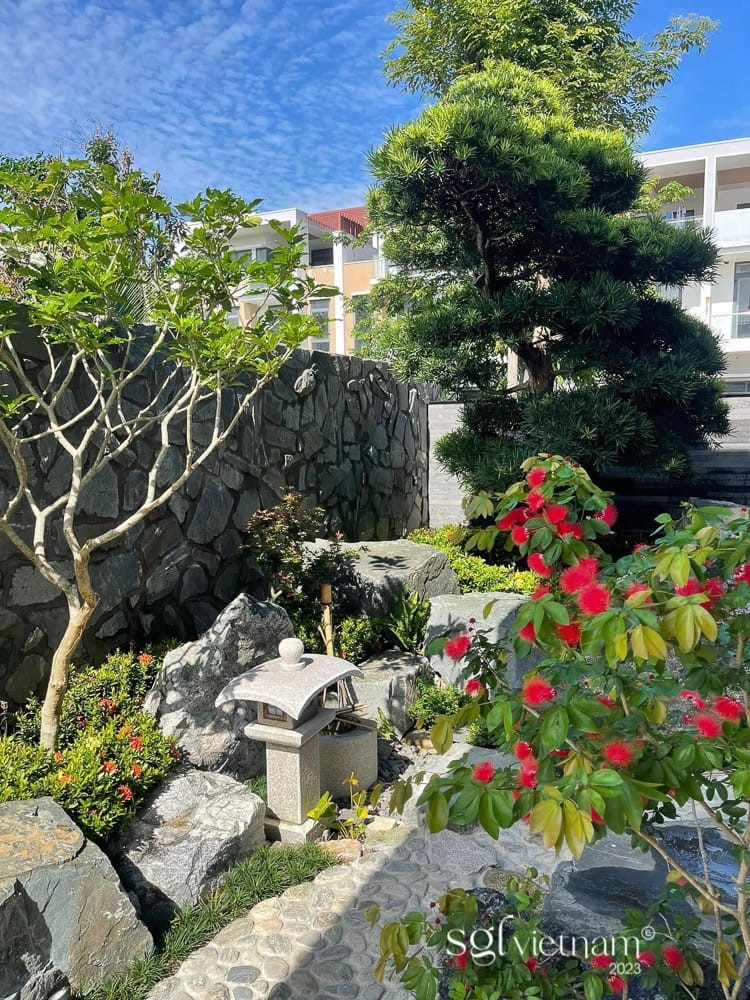 Dự án thiết kế thi công sân vườn biệt thự chị Hương Kiên Giang