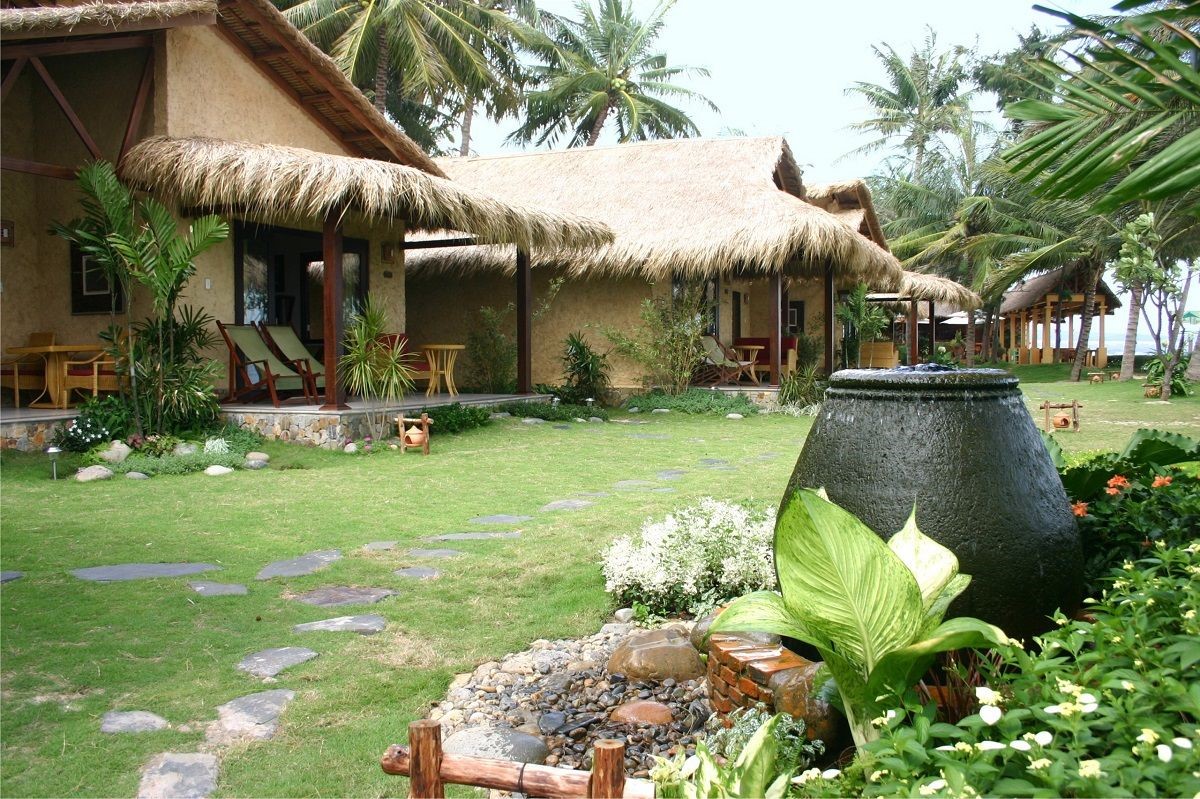 Mẫu thiết kế sân vườn đẹp mang phong cách đồng quê