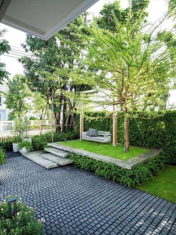 Thiết Kế Sân Vườn Phong Cách Hiện Đại